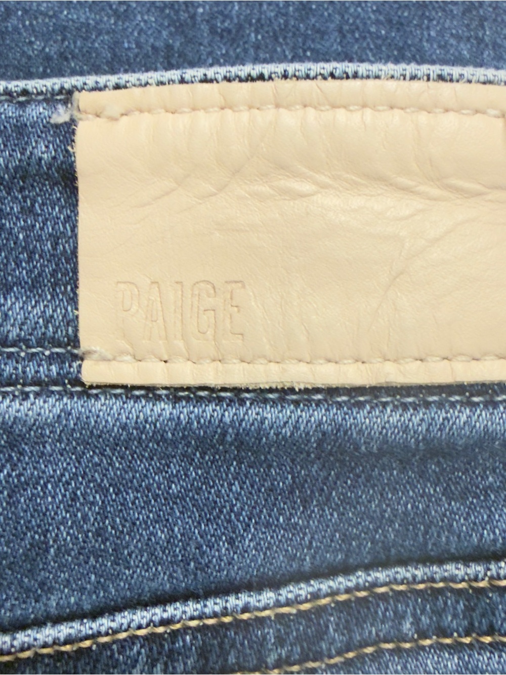 PAIGE Anessa "Sunnie Distressed" High-Rise Wide Leg Crop Jeans Raw Hem Size 32 - Picture 11 of 15